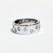 Bague 58 Bague ruban or blanc diamants 58 Facettes 1-767/6