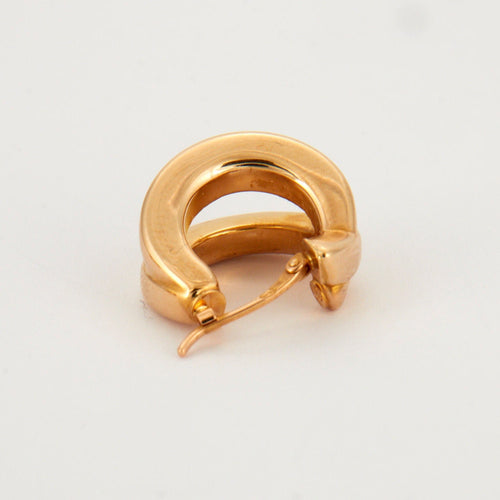 Boucles d'oreilles Doubles créoles Or Jaune 58 Facettes