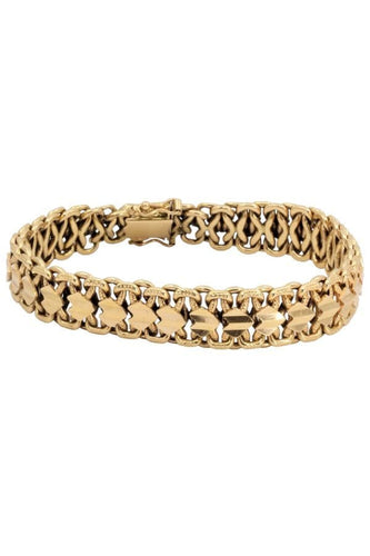 Bracelet BRACELET ANCIEN MAILLE FANTAISIE PLATE 58 Facettes 056901