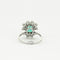 Bague 60 Bague Emeraude Entourage Diamants 58 Facettes