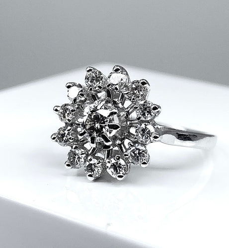 Bague 52 Bague Marguerite Diamants 58 Facettes AB161