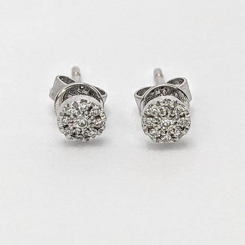 Boucles d'oreilles Boucles d'oreilles Djula Or blanc et diamants 58 Facettes 26346