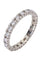 Bague 60 Alliance Or blanc Diamants 58 Facettes 077111