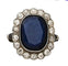 Bague 54 Bague saphir diamants 58 Facettes