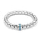 Bracelet Bracelet design italien Saphirs Or blanc 58 Facettes D359662LF