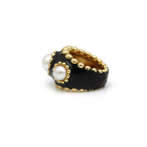 Bague 48 Bague Baroque signée CHANEL 58 Facettes 220019SP