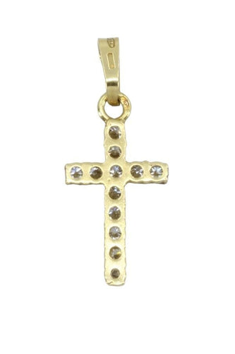 Pendentif CROIX MODERNE DIAMANTS 58 Facettes 056861