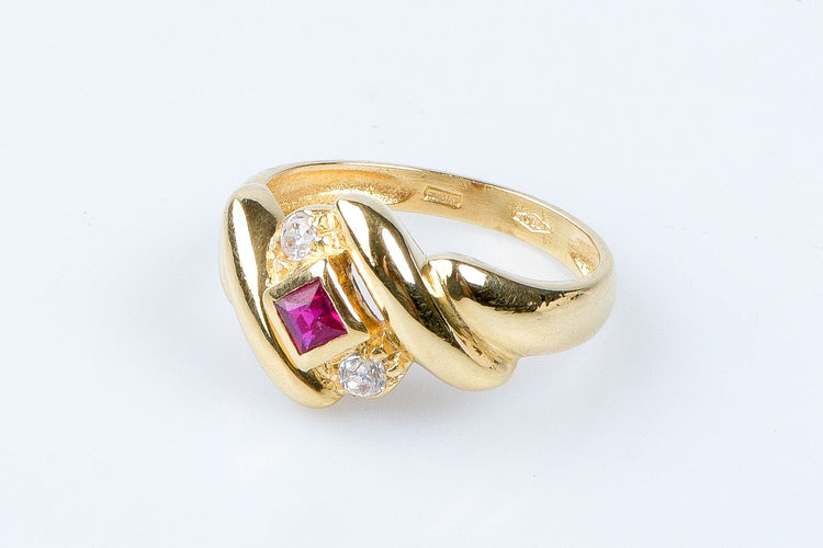 Bague Bague en or massif 58 Facettes 111-215263-43