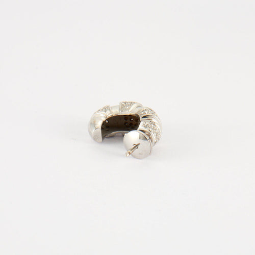 Boucles d'oreilles Boucles d'oreilles en Or blanc & diamants 58 Facettes