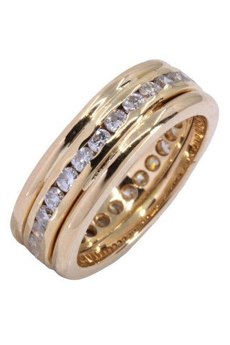 Bague 55 ALLIANCE DIAMANTS 58 Facettes 062991