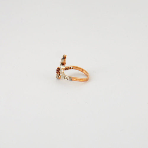 Bague 50 Bague Fleur de lys Rubis Diamants 58 Facettes EL2-05