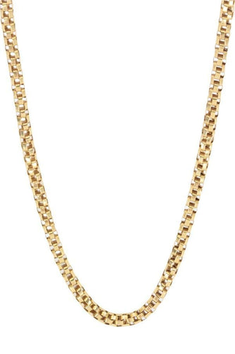 Collier COLLIER ANCIEN MAILLE RONDE 58 Facettes 045701