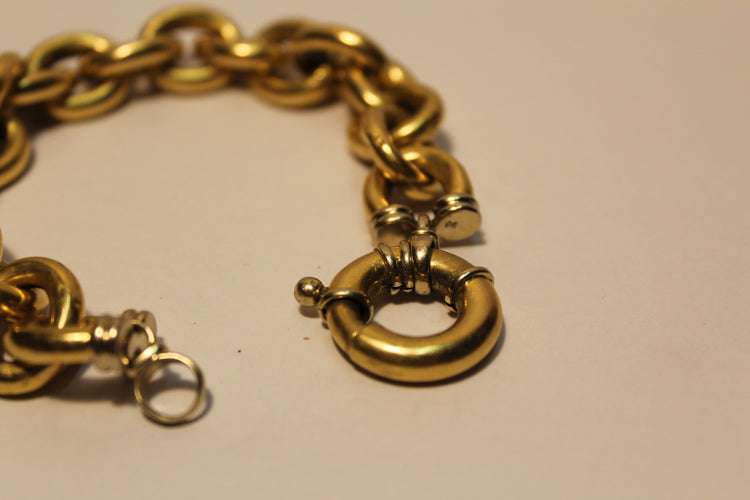 Bracelet Bracelet Maillons ronds Or jaune 58 Facettes 10795A