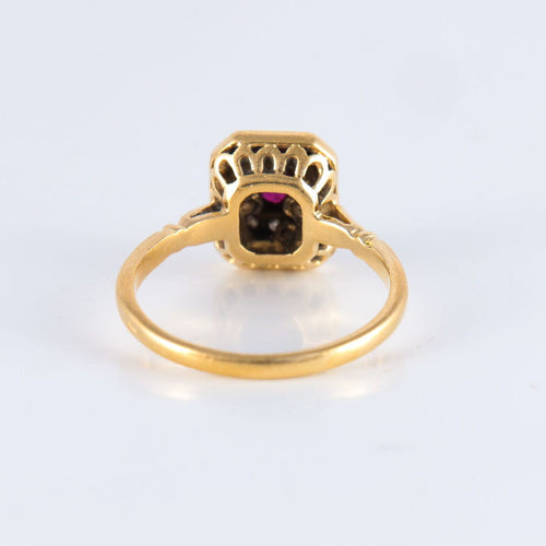 Bague 55 Bague Rubis Diamants 58 Facettes JE202