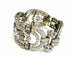 Bracelet Bracelet Art-Déco Or blanc Diamants,. 58 Facettes
