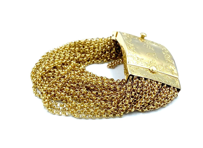 Bracelet Bracelet 19ème multi-rangs or 18K 58 Facettes