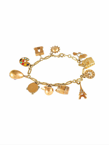 Bracelet Bracelet Charm's Or jaune 58 Facettes