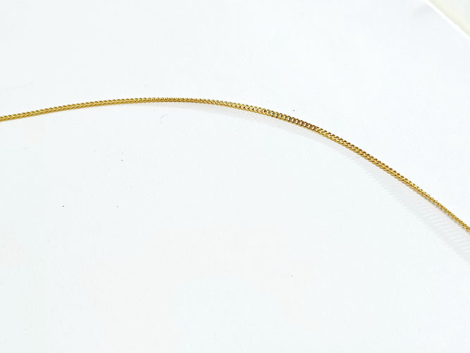 Collier Chaine Or jaune Maille Gourmette 58 Facettes