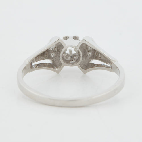 Bague 57 Bague Art Déco Or blanc Diamant 58 Facettes RÉF 11044/19