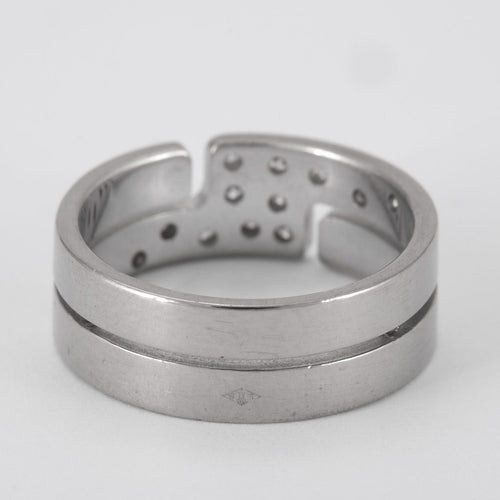 Bague 54 DINH VAN - bague Seventies Diamants 58 Facettes