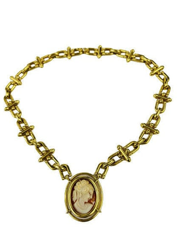 Collier Collier Grosse Maille Camée 58 Facettes 20400000713