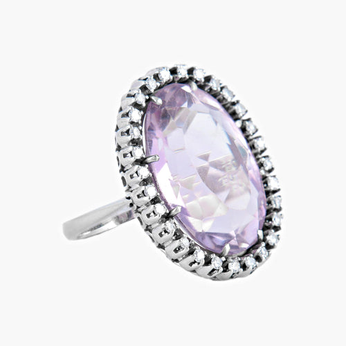 Bague Bague Améthyste 58 Facettes