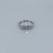 Bague 52 Bague Or blanc Diamants ronds et baguettes 58 Facettes