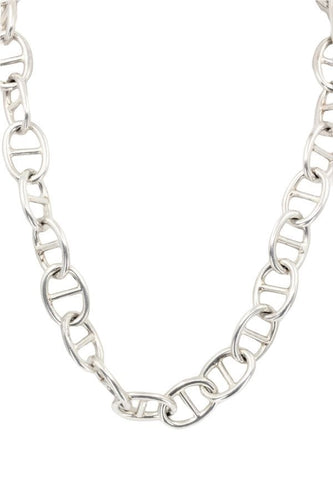 Collier COLLIER ARGENT MAILLE MARINE 58 Facettes 041251