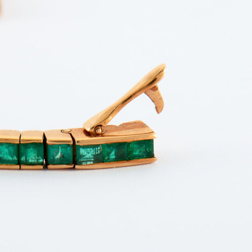 Bracelet CARTIER - Bracelet ligne Emeraudes 58 Facettes