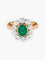 Bague Bague Marguerite Emeraude et diamants 58 Facettes HS21115