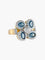 Bague 52 Bague Saphirs et Diamants 58 Facettes
