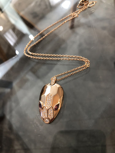 Necklace Bulgari Serpenti 7168365527189 58 Facettes