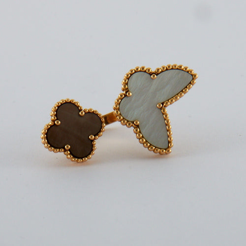 Bague 50 VAN CLEEF & ARPELS - Bague Lucky Alhambra Nacre 58 Facettes