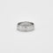 Bague 56 Alliance or blanc 18 carats 58 Facettes