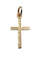 Pendentif Pendentif Croix Or jaune 58 Facettes 080111