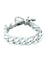 Bracelet HERMÈS. Bracelet vintage boucle sellier argent GM 58 Facettes