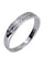 Bague 53 DEMI-ALLIANCE MODERNE DIAMANTS 58 Facettes 059541