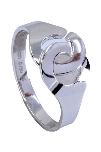 Bague 56 BAGUE MENOTTES DINH VAN R10 58 Facettes 062801