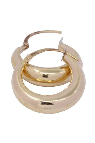 Boucles d'oreilles CRÉOLES MODERNES 58 Facettes 065060