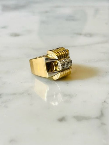 Bague Bague Tank diamants 58 Facettes