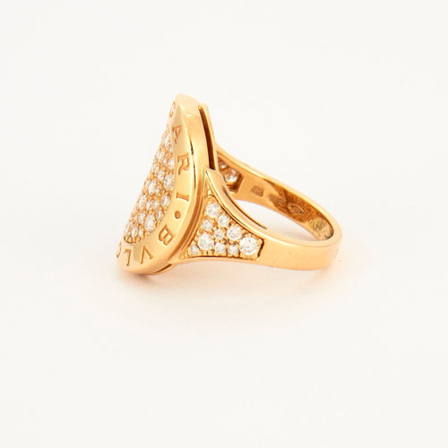Bague BULGARI - Bague Pavage Diamants 58 Facettes