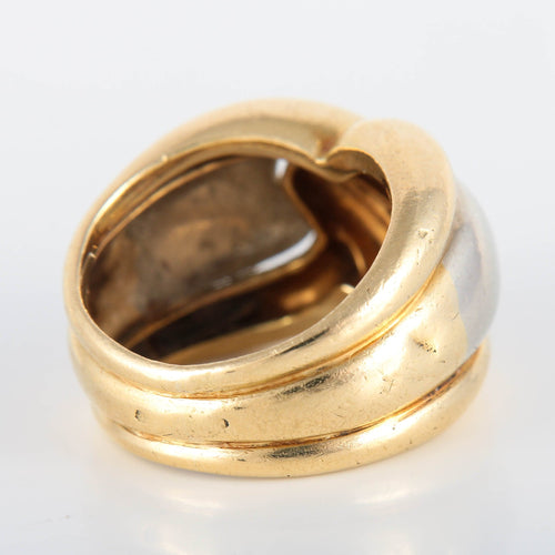 Bague 50 Bague Wempé 2 ors 58 Facettes 8400