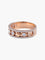 Bague Demi Alliance Or rose, sertie de diamants 58 Facettes