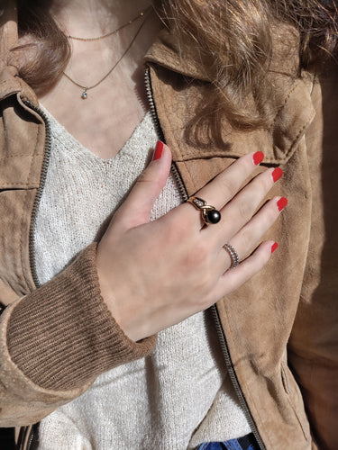 Bague 53 Bague Perle De Tahiti Et Diamants 58 Facettes 502