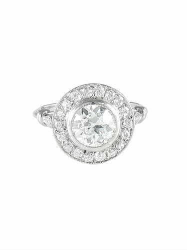 Bague 51 Bague Platine Or Diamants 58 Facettes