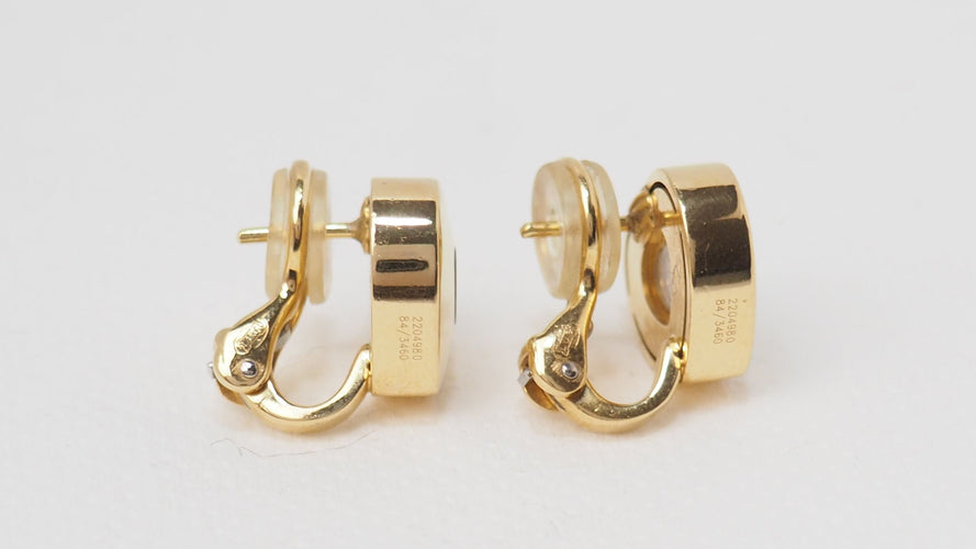 Boucles d'oreilles CHOPARD - Boucles d'oreilles Happy Diamonds Or Diamant 58 Facettes 30070