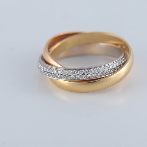 Bague 53 Bague CARTIER Trinity 58 Facettes
