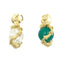 Boucles d'oreilles GILBERT ALBERT. Boucles d’oreilles or et billes interchangeables 58 Facettes