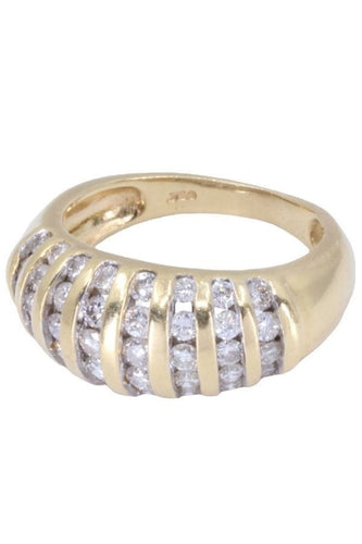 Bague 51 BAGUE JONC DIAMANTS 58 Facettes 070271