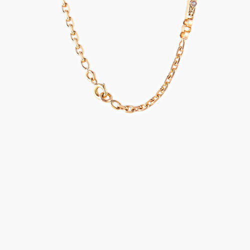 Collier Collier Maillons rectangulaires Perles 58 Facettes